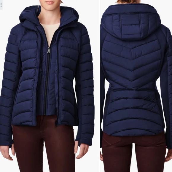 Bernardo hooded quilted water repellent jacket - Picture 1 of 12